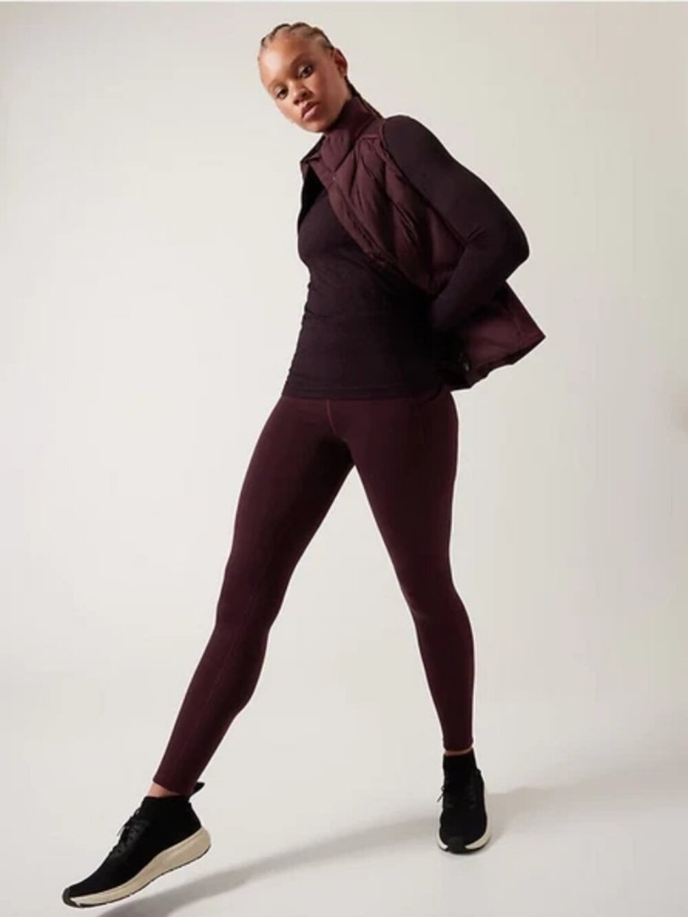 Athleta Altitude Stash tight in Polartec Powerstretch